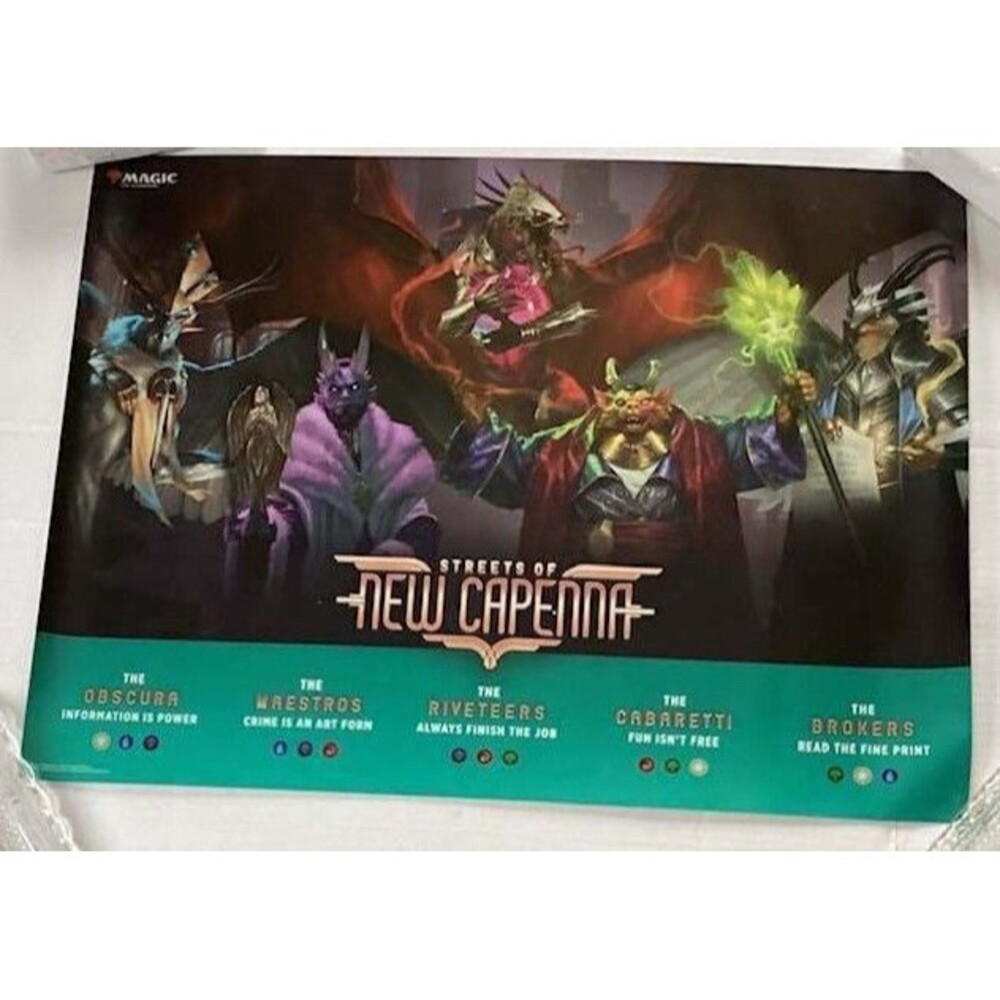 Magic Gathering Streets of New Capenna Poster Foil Promo 18 x 24 Wizard MTG NEW